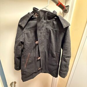 Boys Jean Bourget jacket/coat size 8.
Made in France. Wool.